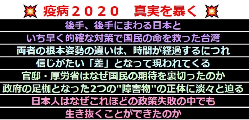 疫病２０２０　真実を暴く情報サイト